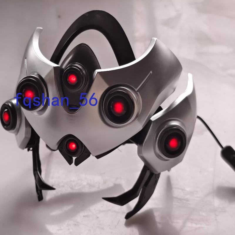 NEW Overwatch OW 2 Widowmaker Mechanical Movable Helmet Light-up Resin Mask