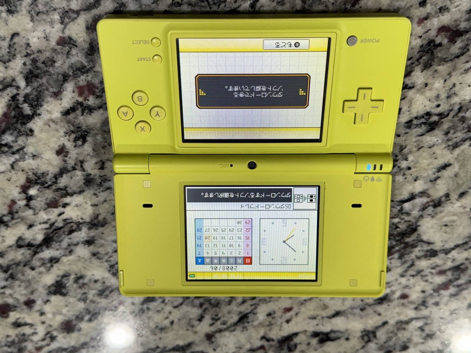 Japanese Nintendo DSi Lime Green Console w Unlauch v2.0 + FREE US SHIPPING #2