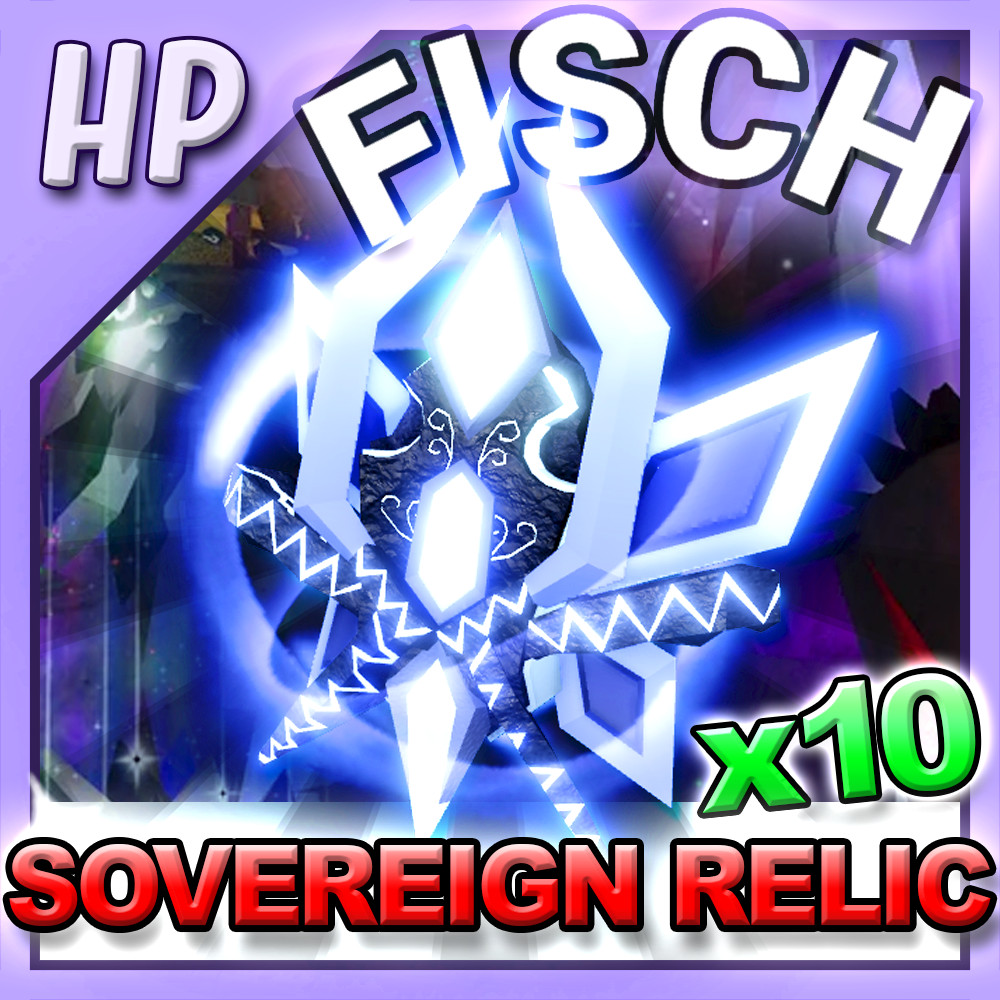 🐟FISCH – 10 SOVEREIGN Relic ⚡FASTEST DELIVERY⚡fish/cs/coins/rare