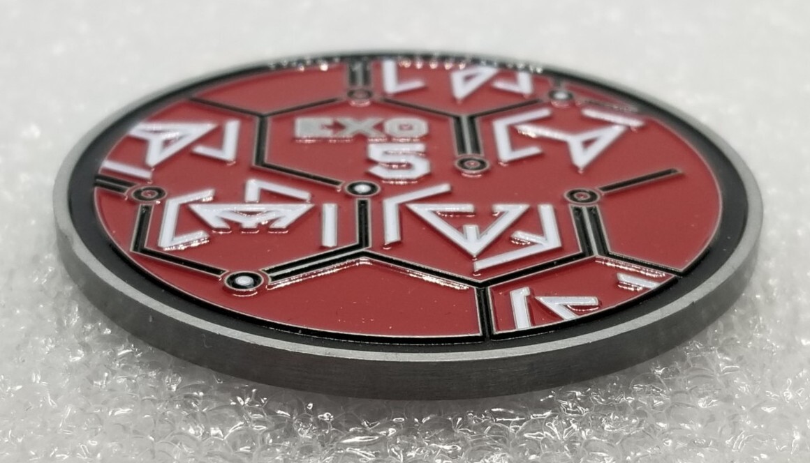Niantic Labs Ingress 2017 Exo 5 Challenge Coin, Iron On Patch & Pin Lot