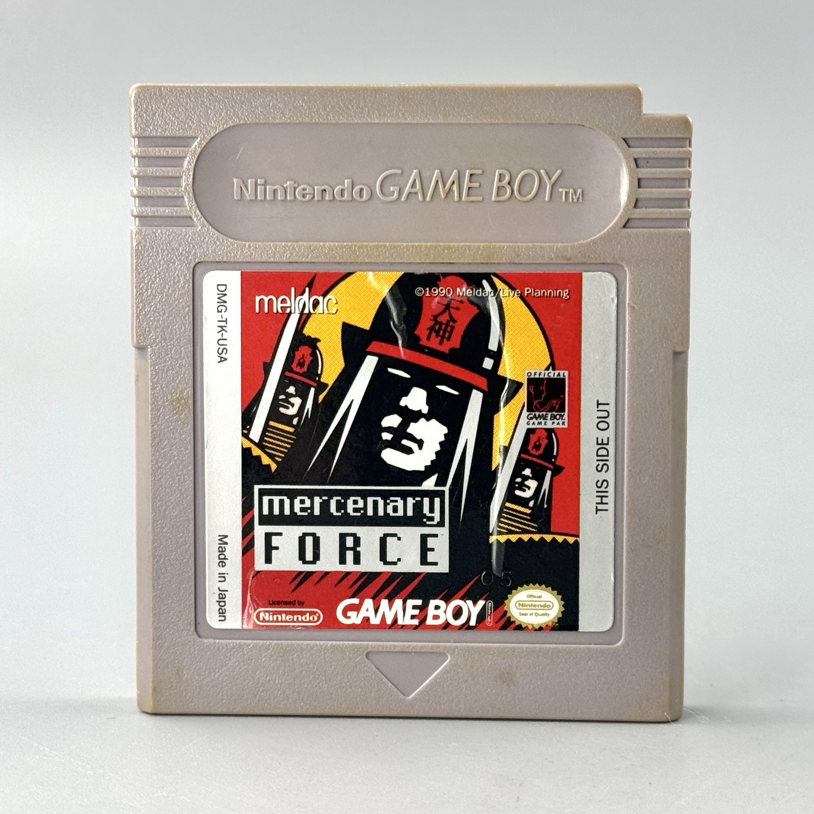 Mercenary Force (Nintendo Game Boy, 1990) Authentic, Cleaned Pins, Tested