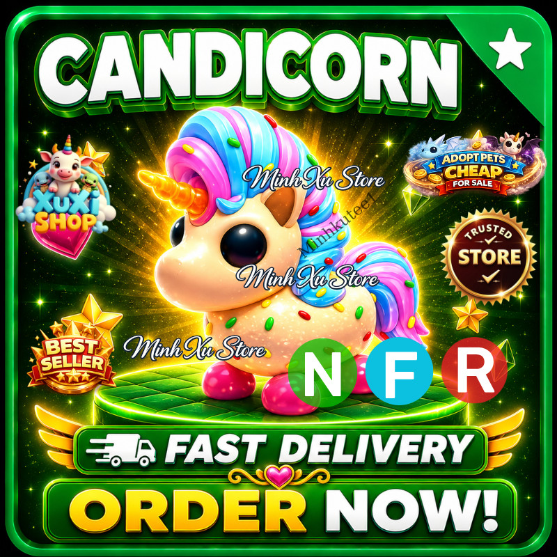 🌈 NFR Candicorn (Neoon) – Adopt Cheap Pet | Instant Fast Delivery ⚡