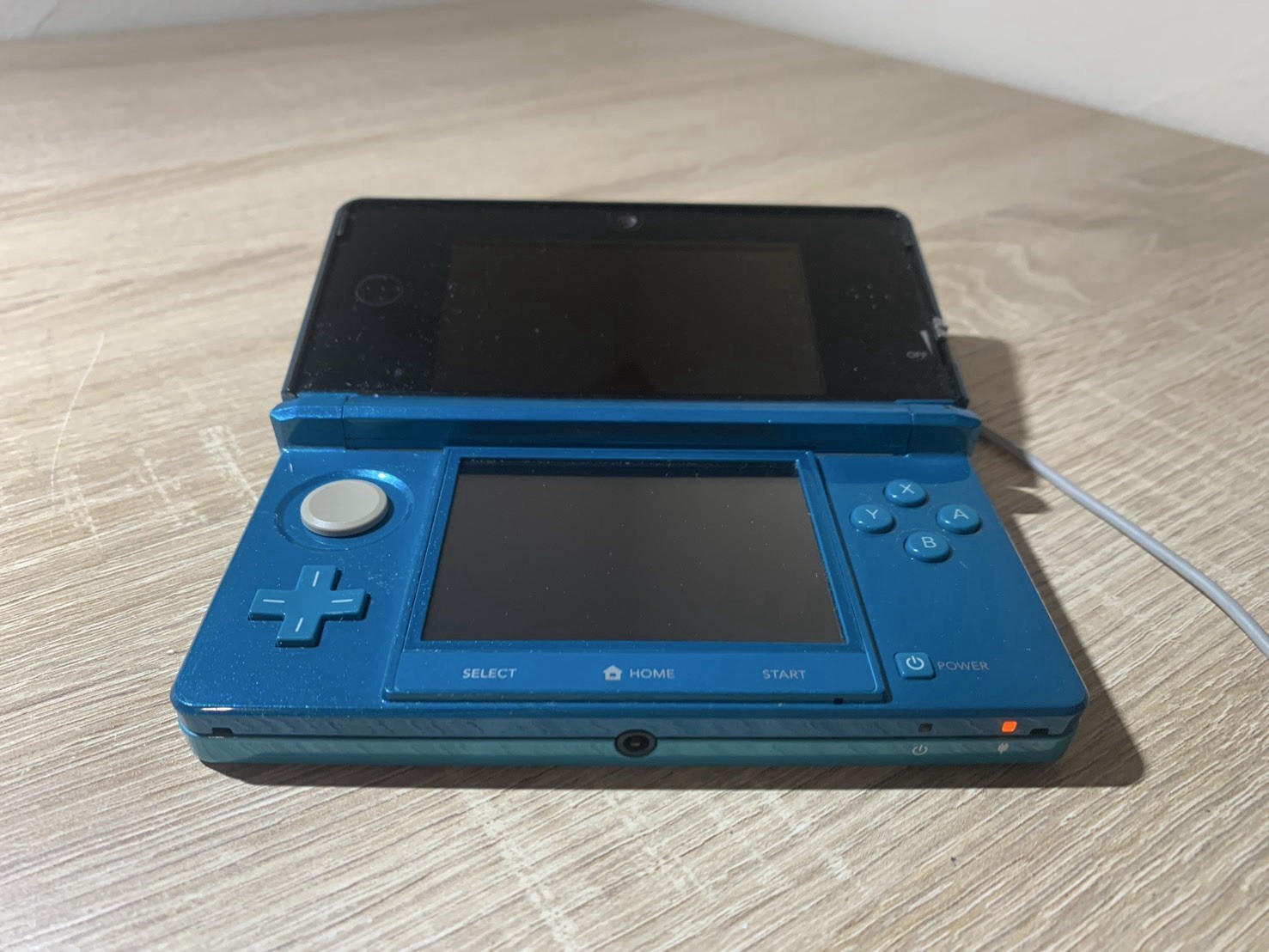 1405 Nintendo 3DS Aqua Blue Good TESTED