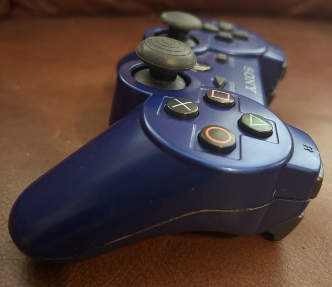 Sony DUALSHOCK 3 PS3 Wireless Bluetooth SIXAXIS Controller, Blue CECHZC2Ua1