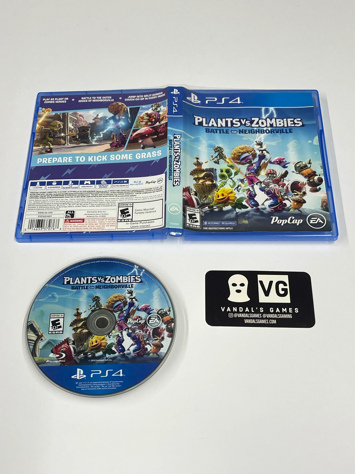 PS4 – Plants vs. Zombies: Battle for Neighborville Sony PlayStation 4 W/ Case #1