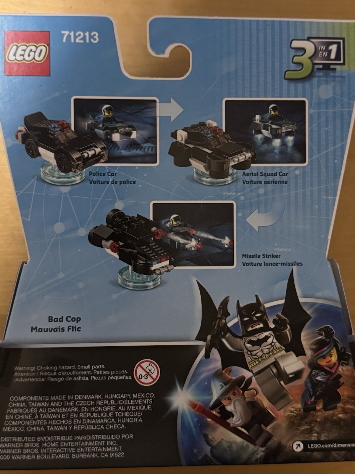 LEGO Fun Pack: The LEGO Movie (Bad Cop and Police Car) 71213 Dimensions Toy NEW