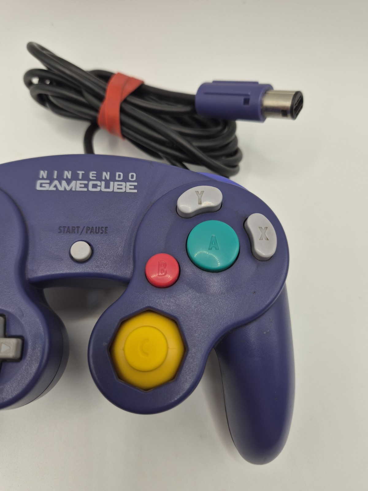 Official Nintendo GameCube Controller Pad NGC DOL-003 Indigo Purple Tested Mint