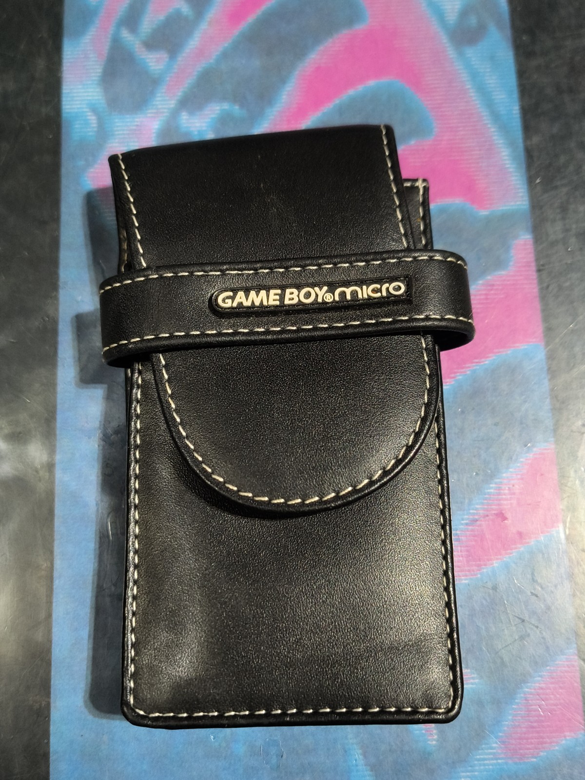 Vtg Nintendo Gameboy Micro OEM Travel Case Protective Switch-N-Carry Game Boy