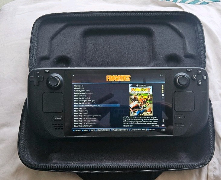 Valve Steam Deck 256GB Handheld System USB-C Black w/ Carrying Case
