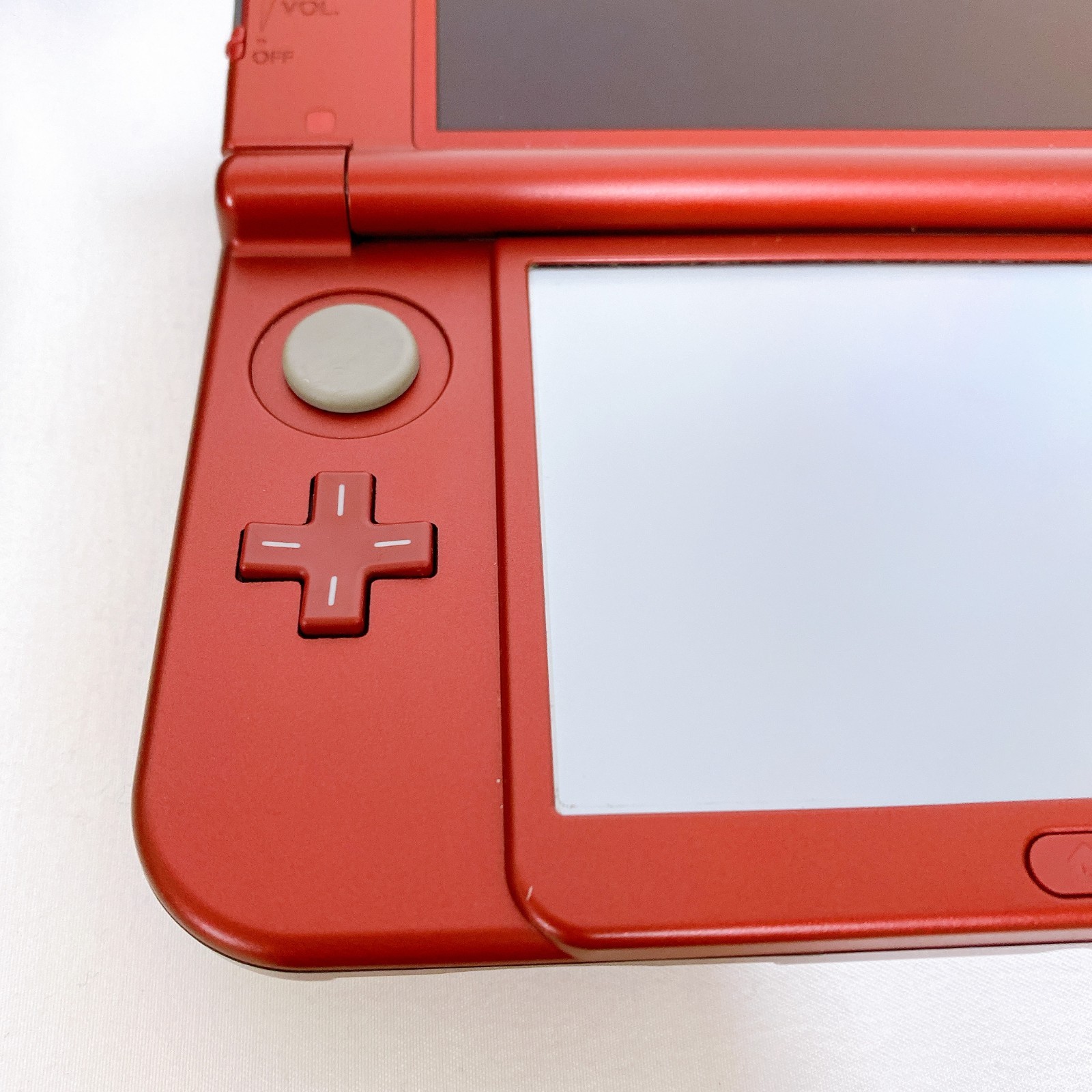 New Nintendo 3DS XL LL Metallic Red Console Stylus Japan Tested Working Rank A