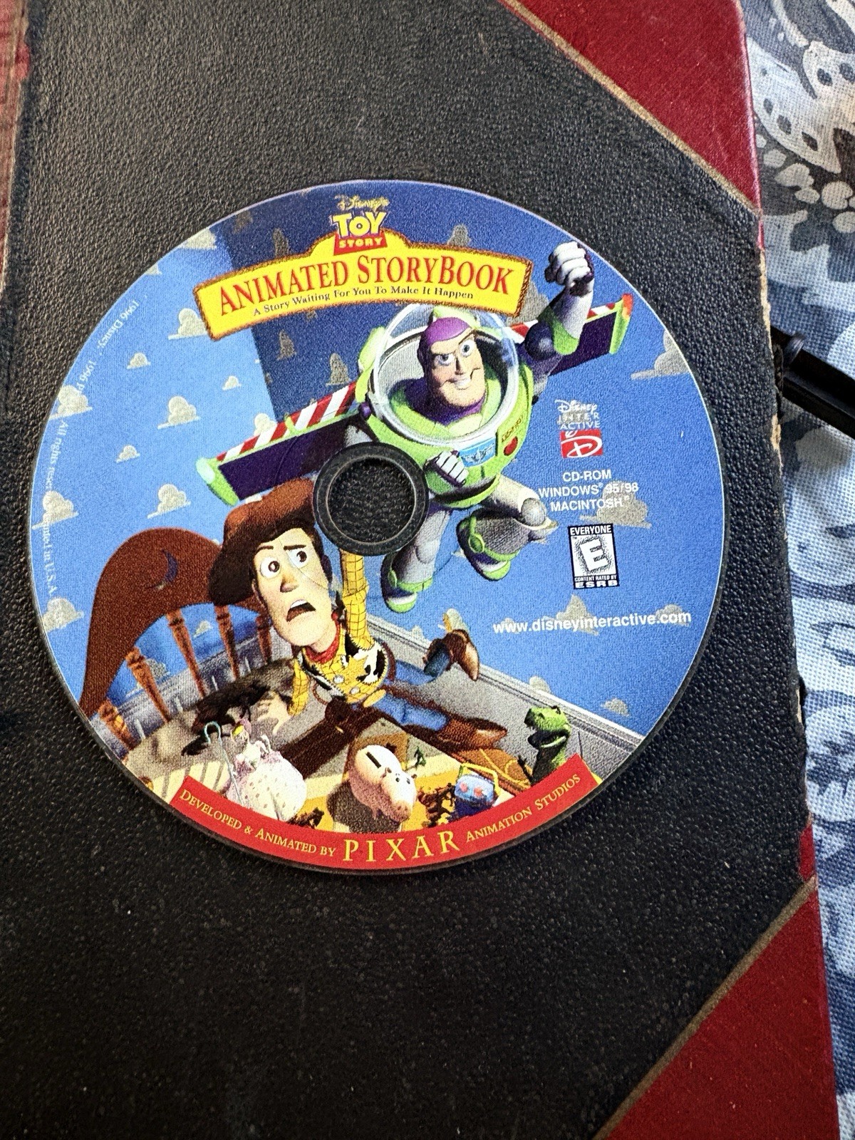 Toy Story Animated Story Book (Windows/Mac, 1996) CD-ROM PC Game-Disc Only