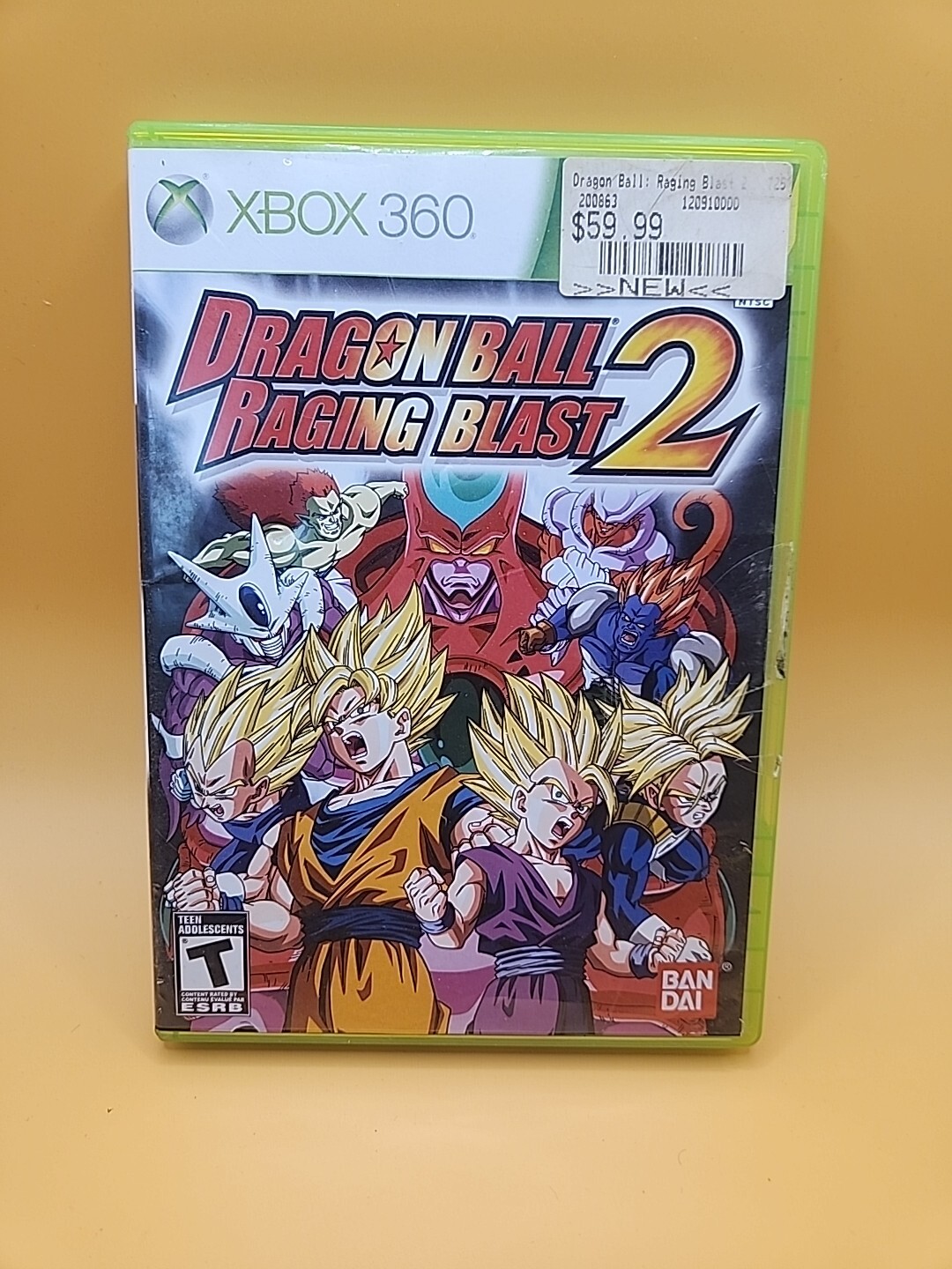 Dragon Ball Raging Blast 2 Microsoft Xbox 360 Case & Manual ONLY