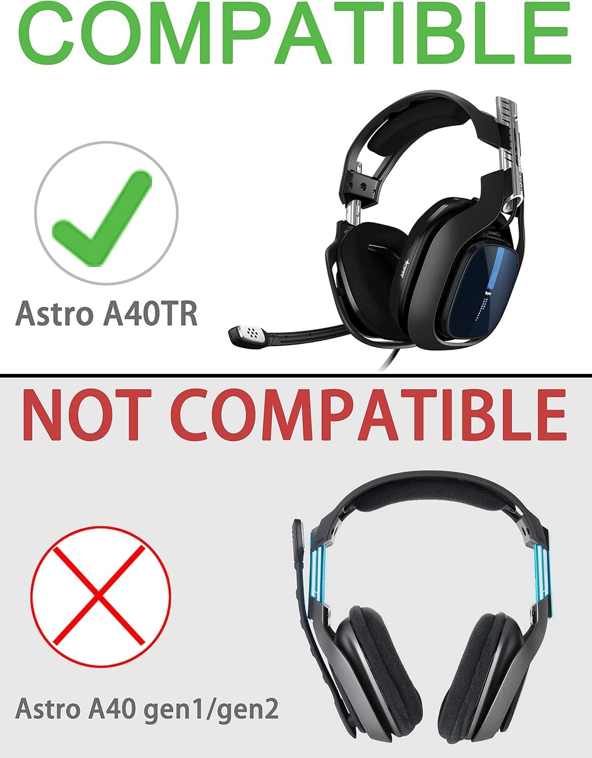 High-Density Noise Cancelling Ear Cushions – Astro A40 TR//