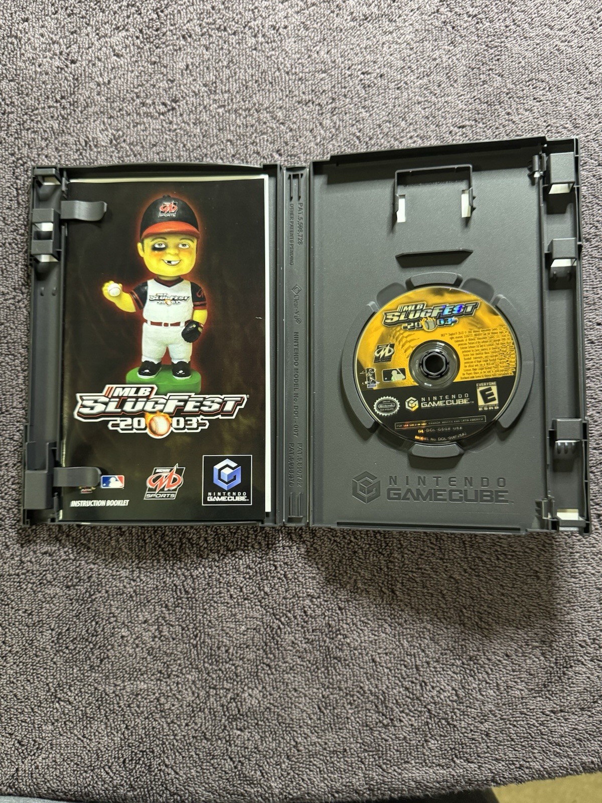 MLB SlugFest 2003 Midway Baseball Sports Nintendo GameCube Manual NTSC-U/C E