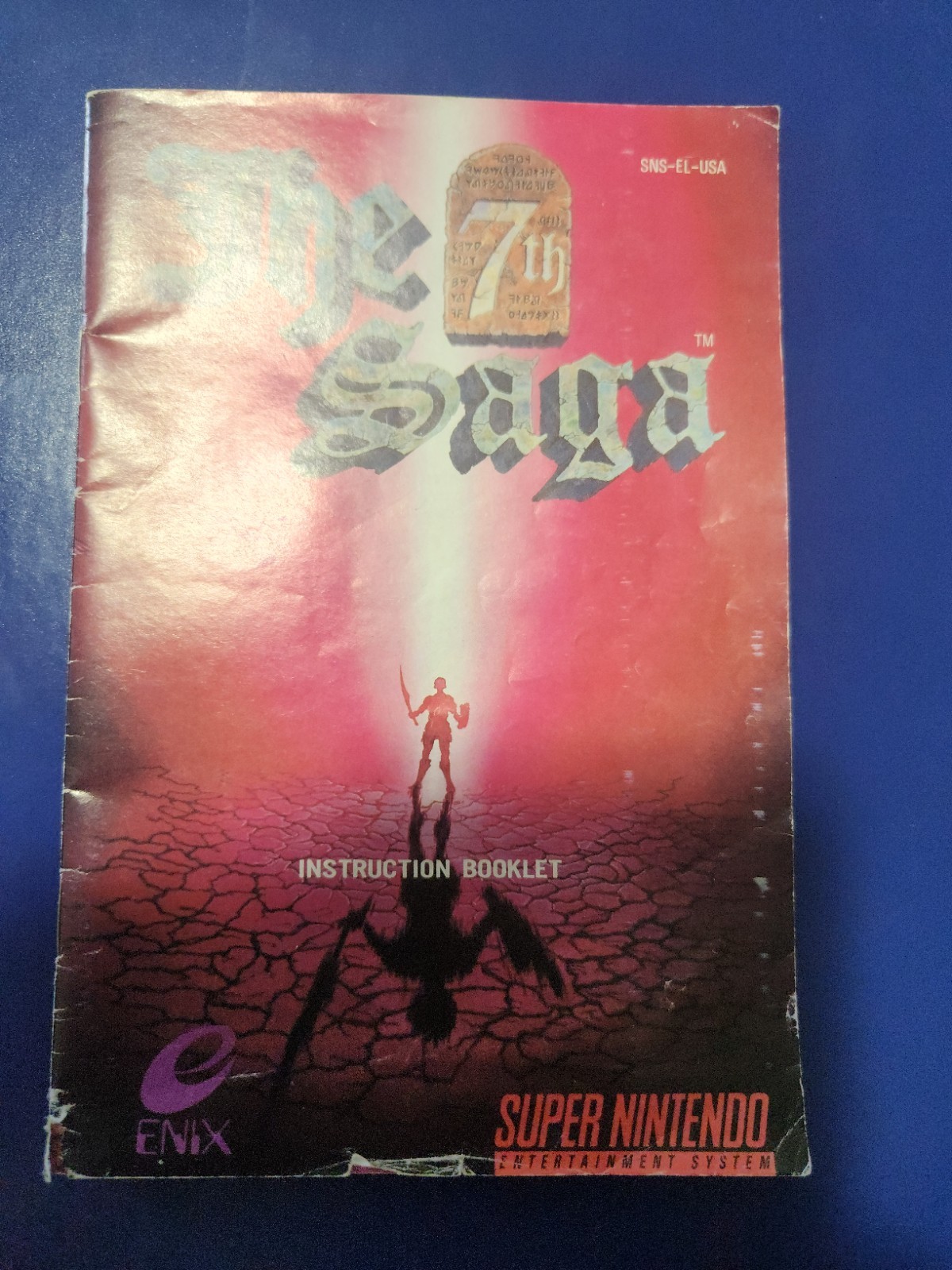 The 7th Saga W Book (Super Nintendo SNES, 1993)