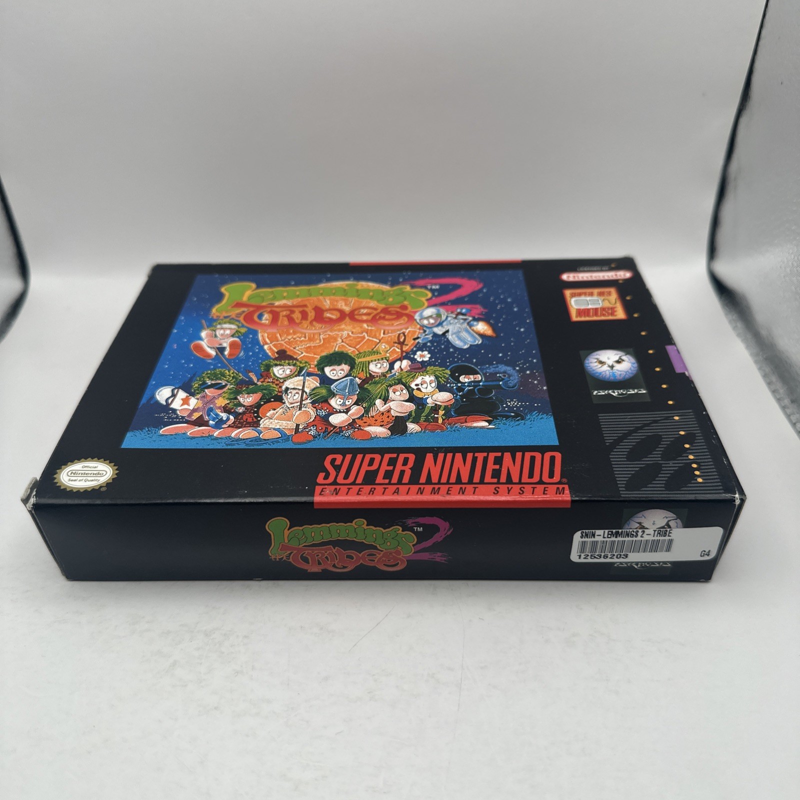 Lemmings 1 & 2 Super Nintendo SNES Games LOT Bundle CIB Complete w Box Manual