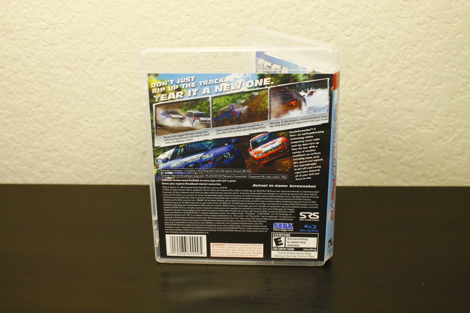 PS3 Sega Rally Revo Game Complete CIB EXC Disc Car Racing Clean & Tested