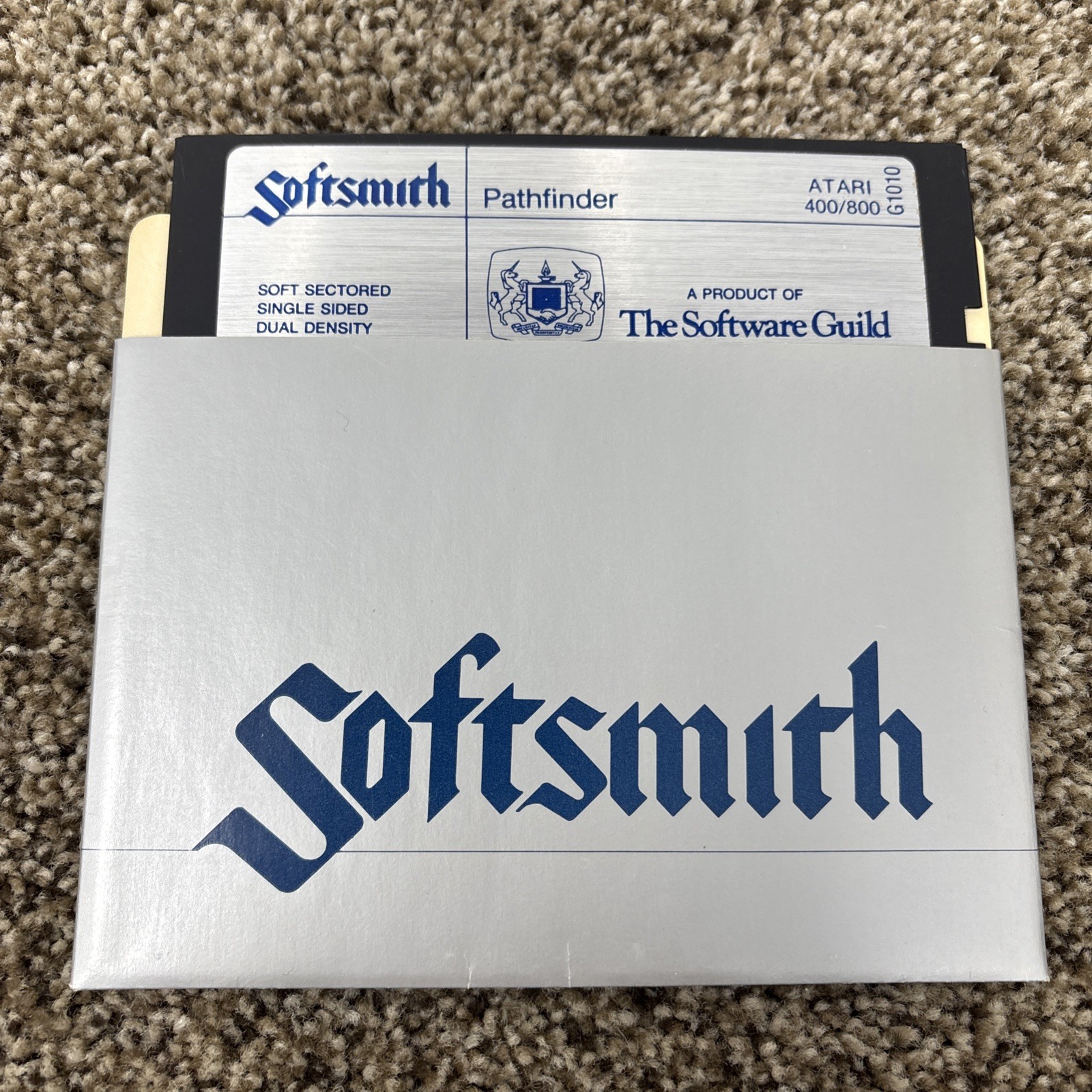 Atari 800 Computer Pathfinder Game Floppy Disk Tested