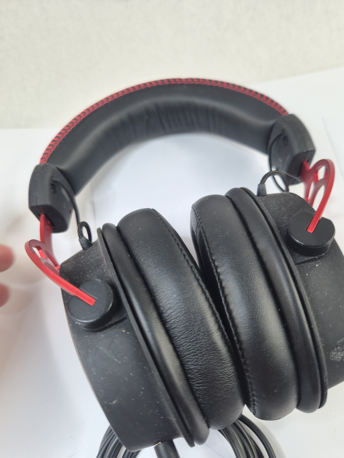 Used Hyper X Cloud 3 Wired Gaming Headset – Black/Red, No Mic