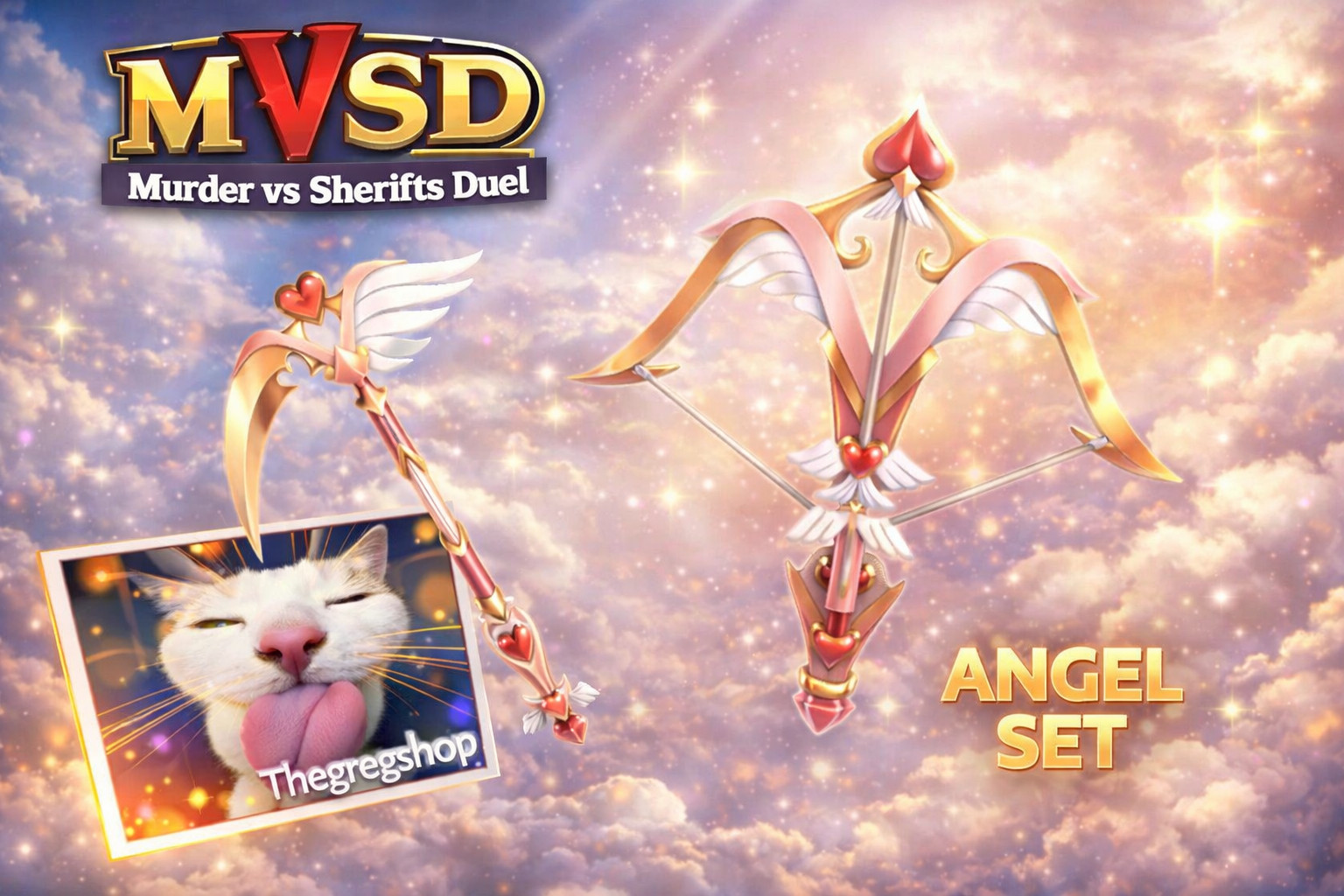 MVSD Roblox | 🔪 Murder vs Sheriffs Duels 🔫 | 👼 Angel Set 👼