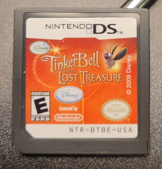 TINKER BELL AND THE LOST TREASURE Nintendo DS 2DS 3DS COMPLETE Manual Poster CIB