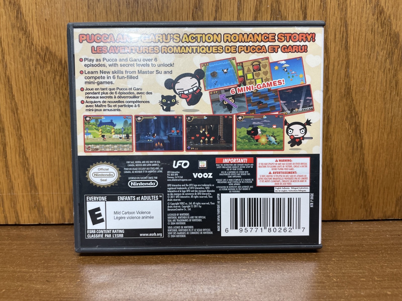 Pucca Power Up (Nintendo DS, 2011) Complete CIB