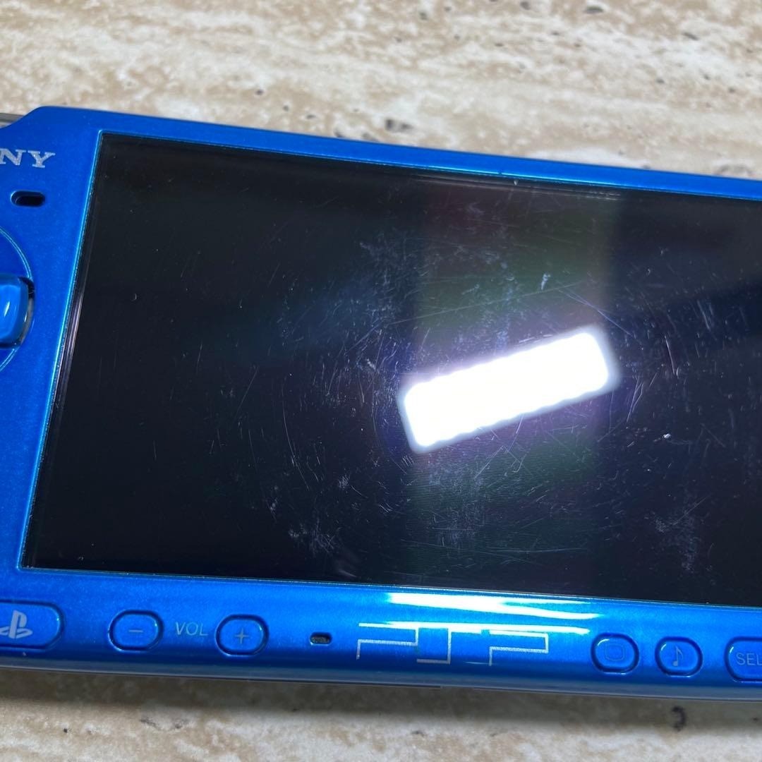 Sony PSP 3000 Vibrant Blue Complete in Box Very Good Condition 7084