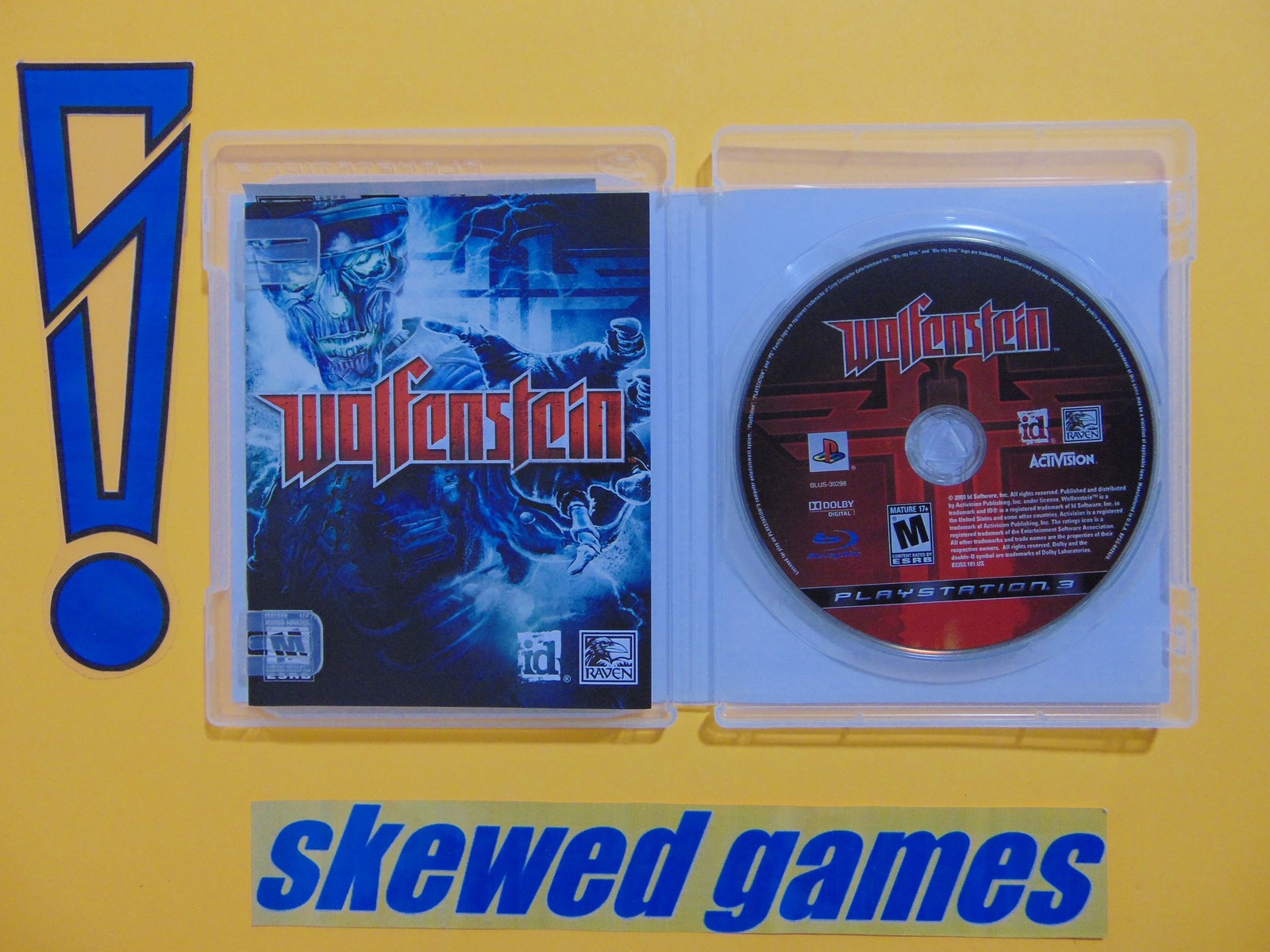 Wolfenstein – cib – PS3 PlayStation 3 Sony