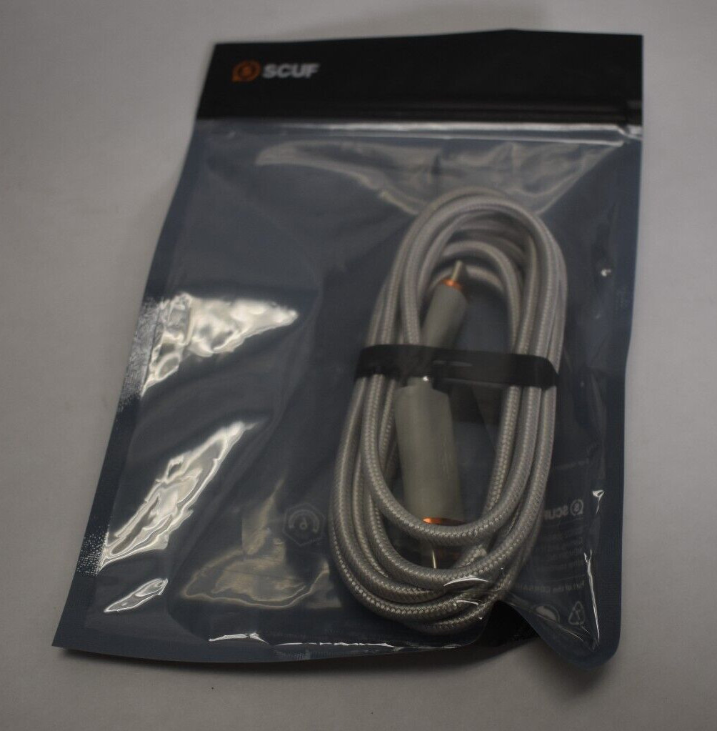 SCUF Braided USB-C Cable – Grey 6 feet / 2 Meters USB Type C Charging Cable OEM