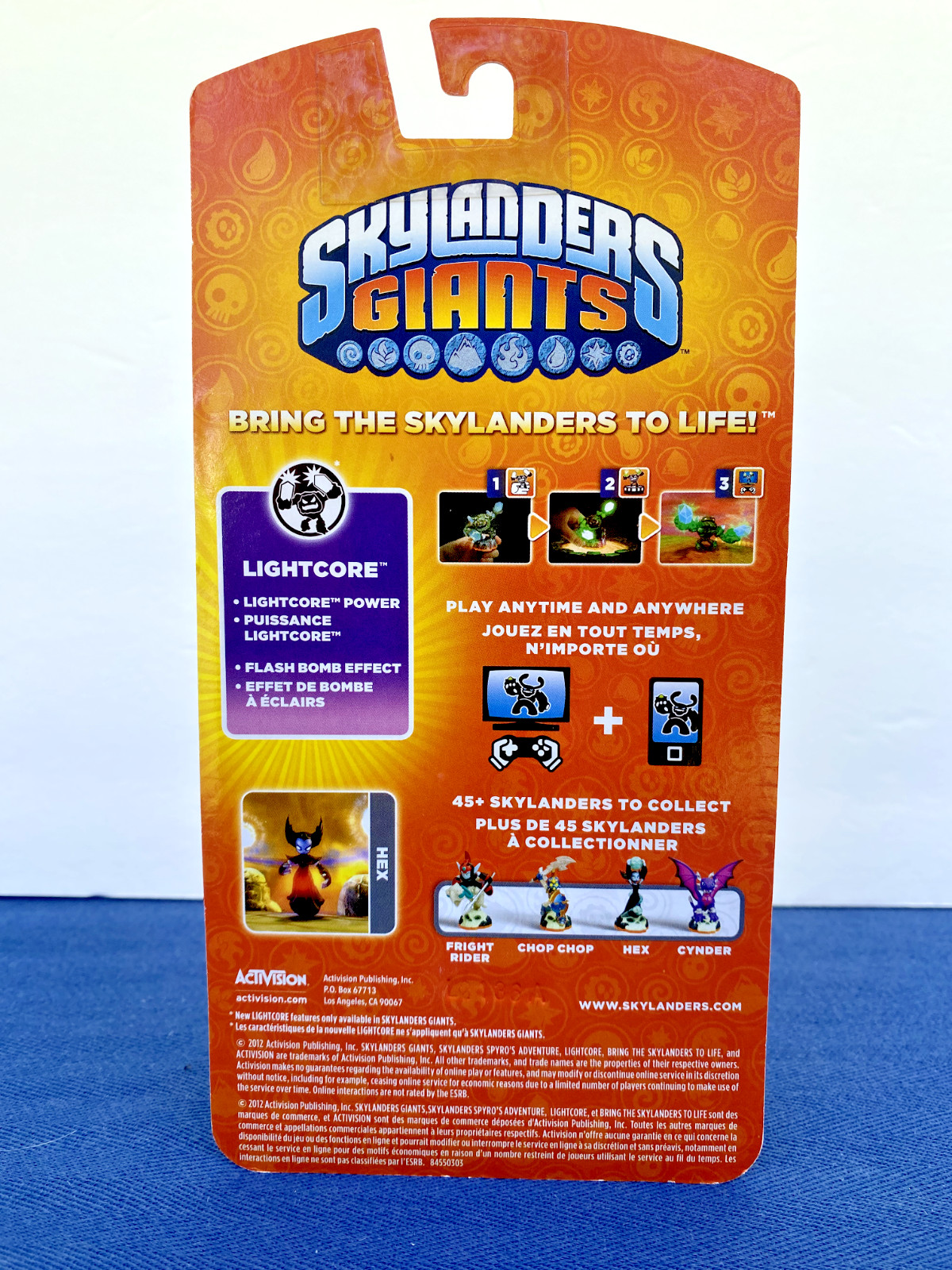 Skylanders Giants – Hex Action Figure – LIGHTS UP ! NEW SEALED Activision
