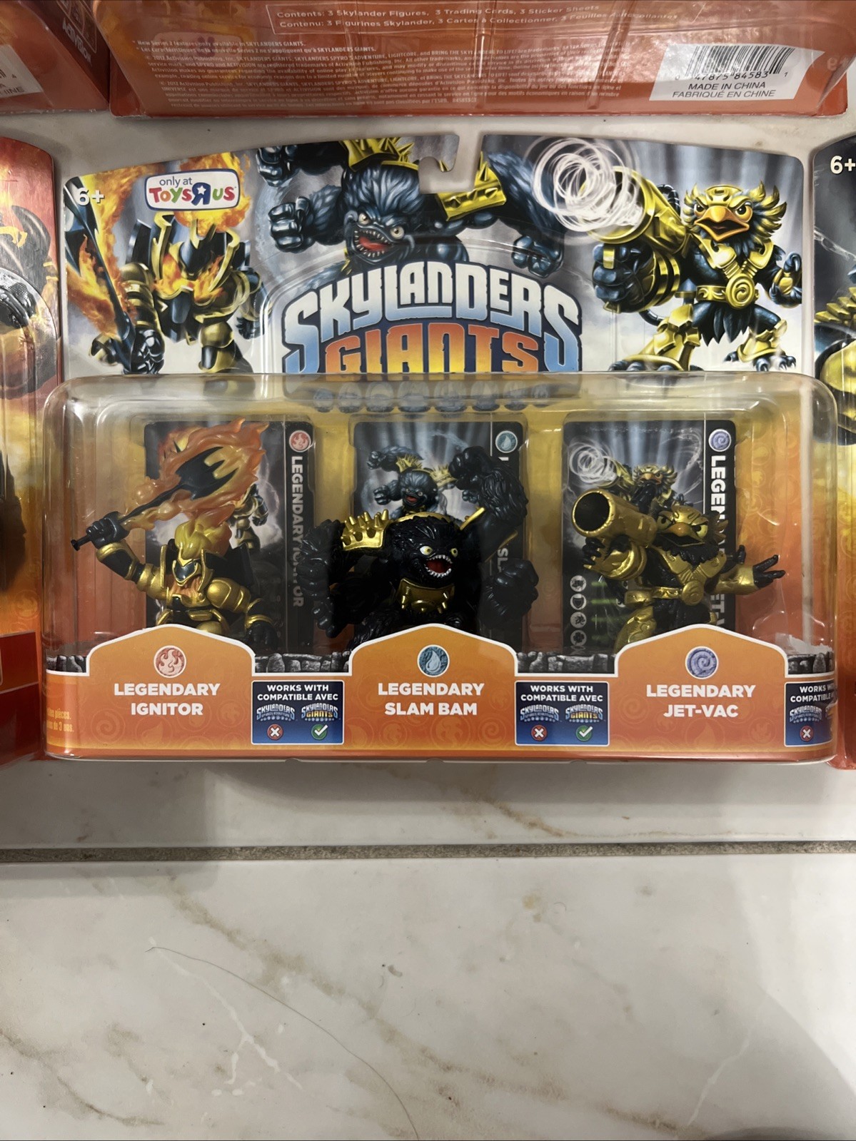 Skylanders Giants Legendary Ignitor Slam Bam Jet-Vac Bouncer Toys R Us Walmart