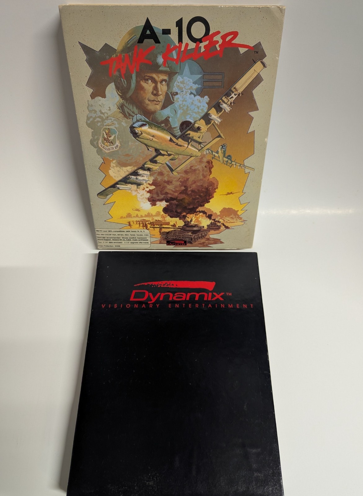 Lot of 4 A-10 A10 Tank Killer Thunderbolt Warthog PC Games Collectors Display