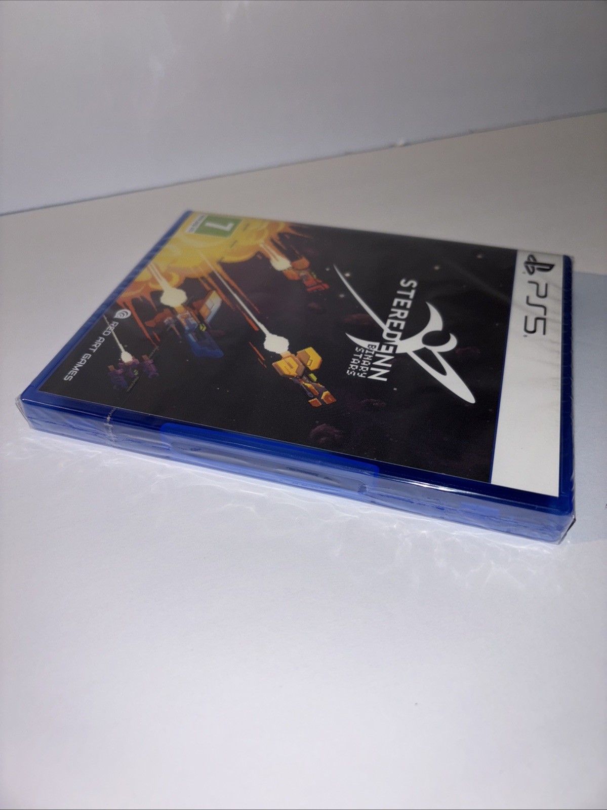 BRAND NEW STEREDENN BINARY STARS RED ART GAMES PS4 PEGI 7 USA SELLER SHOOT EM UP
