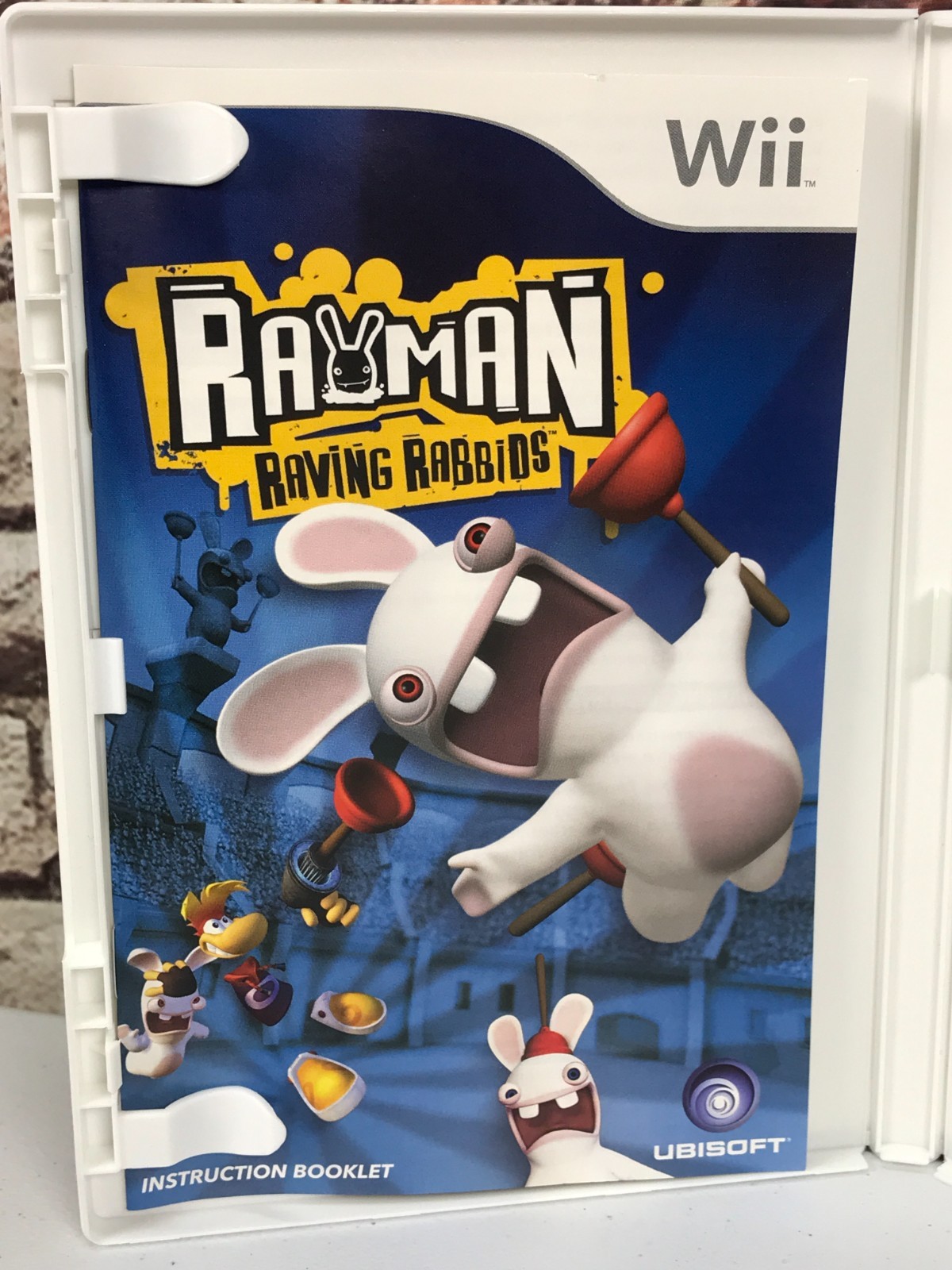 Rayman Raving Rabbids (Nintendo Wii, 2006) CIB Complete – Scratch Free Disc