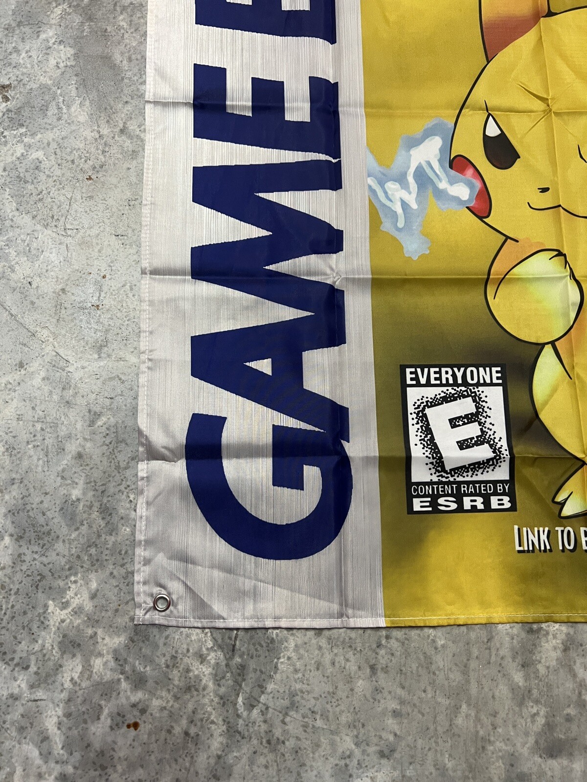 Pokemon Yellow Version Gameboy Wall Flag Banner Tapestry 3 x 3 Ft