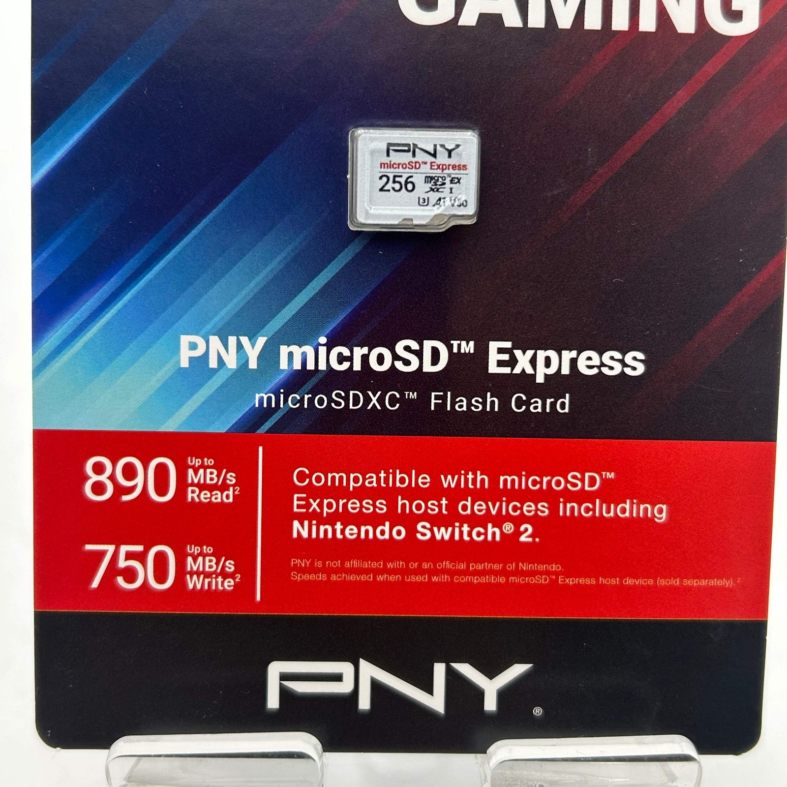 PNY 256GB microSD Express microSDXC Memory Card – Brand New