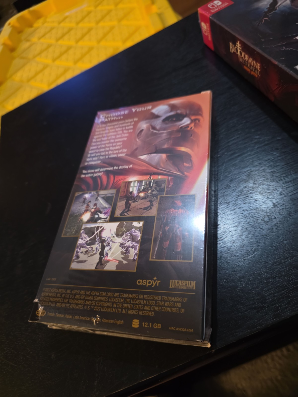 Star Wars Knights of the Old Republic VHS Collectors Edition (Switch) Nintendo