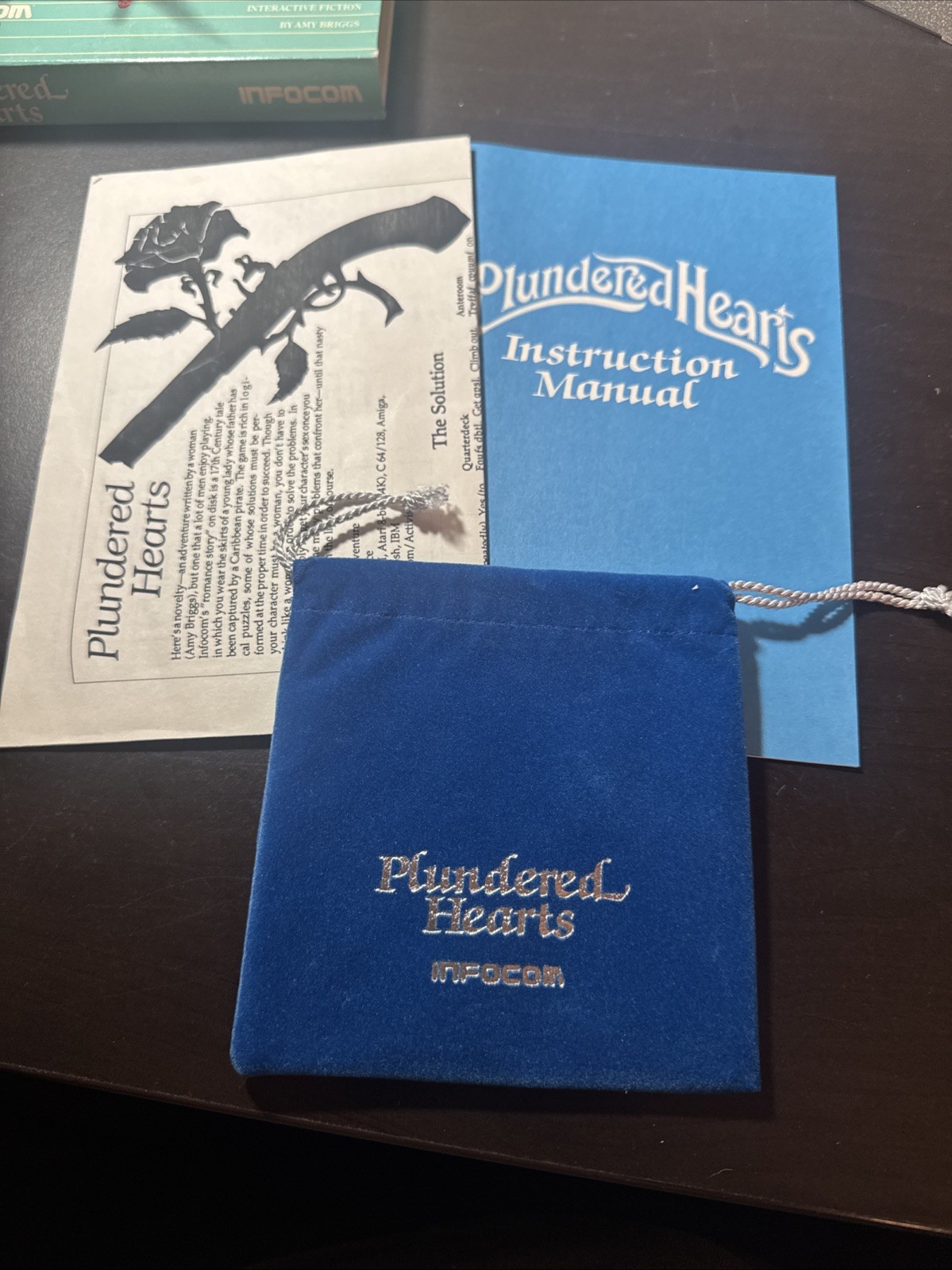 Infocom – Plundered Hearts Vintage Game Macintosh Complete Letter Money
