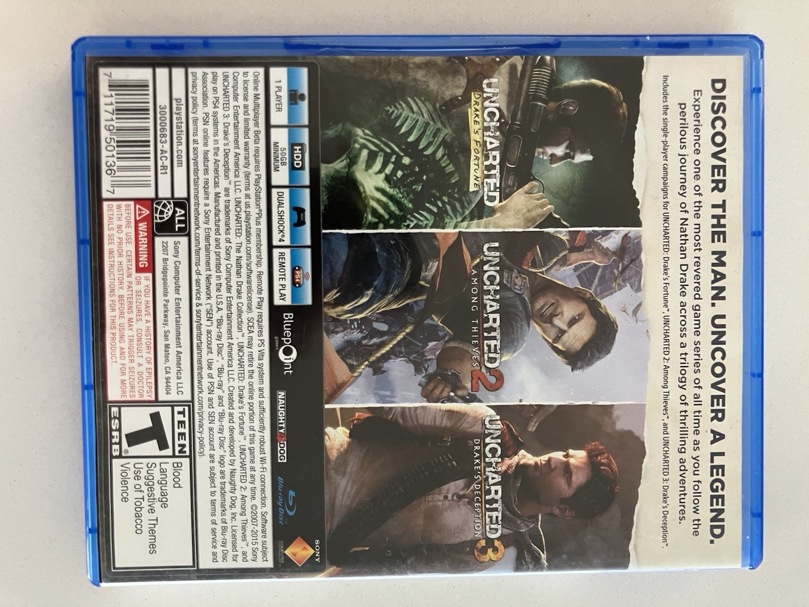 Uncharted Collection – Sony PlayStation 4