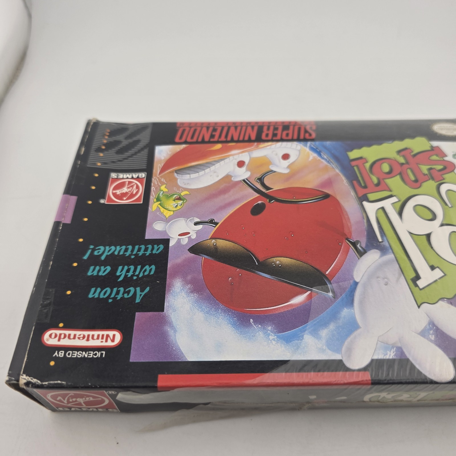 Cool Spot – Box With Reg Card – Super Nintendo Snes – Authentic (No Game)