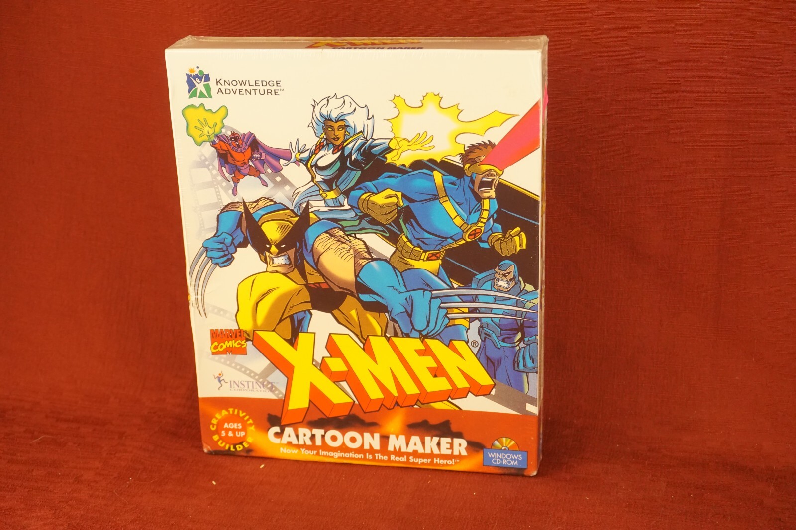 Marvel comincs X-Men Cartoon Maker (PC game, 1996) WINDOWS CD-ROM Vintage