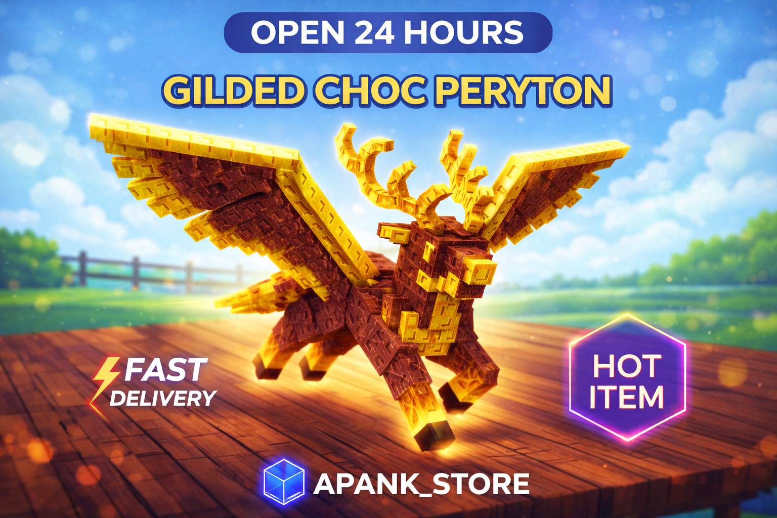 GILDED CHOC PERYTON | Roblox GROW A GARDEN | INSTANT DELIVERY☑️