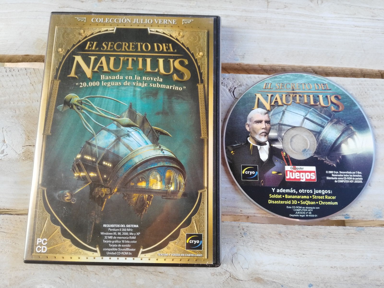 El Secreto Del Nautilus Colección Julio Verne Juego Para Pc Cd-Rom Español