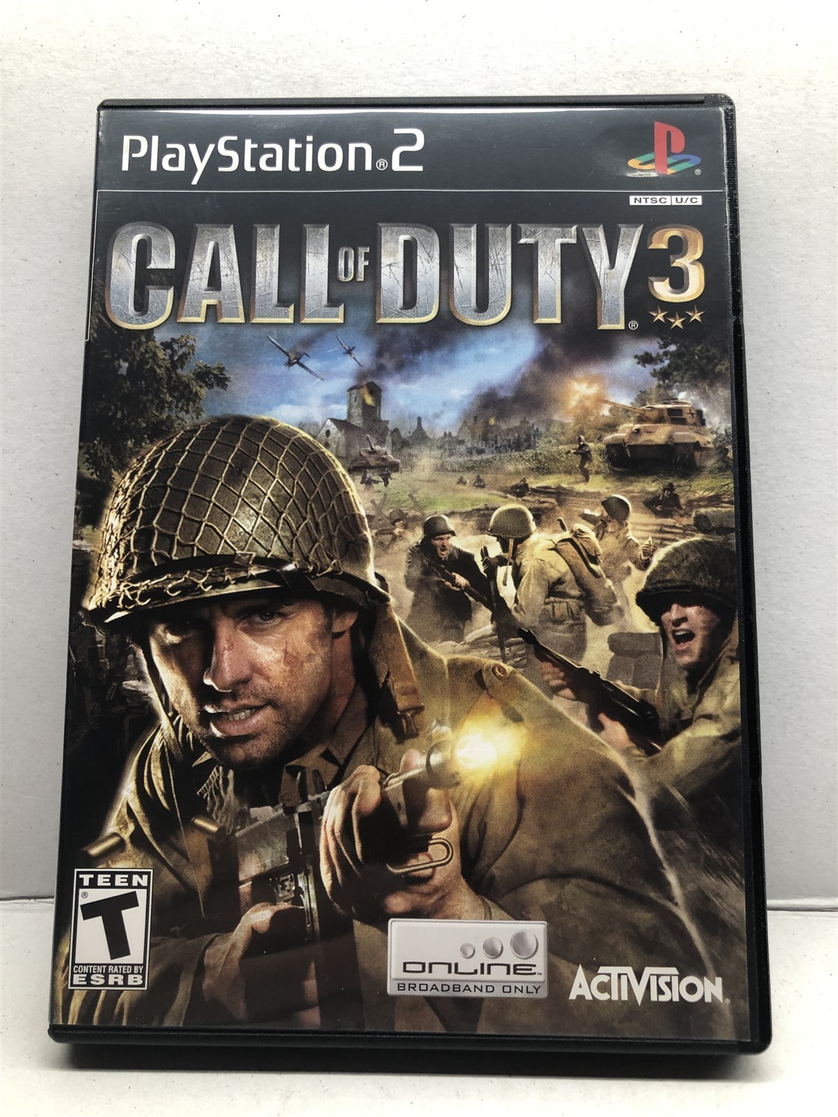 Call of Duty 3 (Sony PlayStation 2, 2006) Complete Tested Working – Free Ship