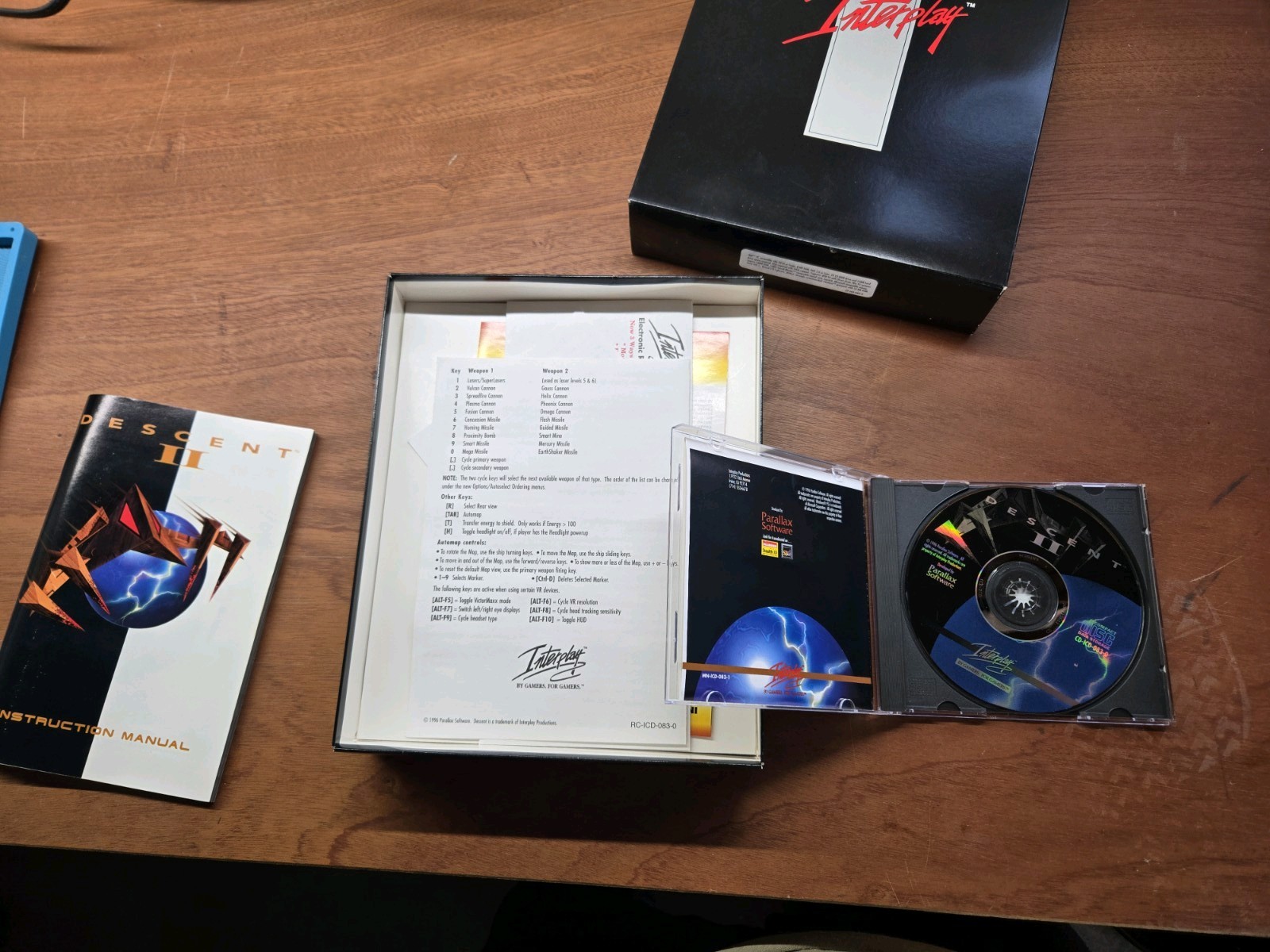 Descent II PC CD-ROM Windows 95/98 Tested
