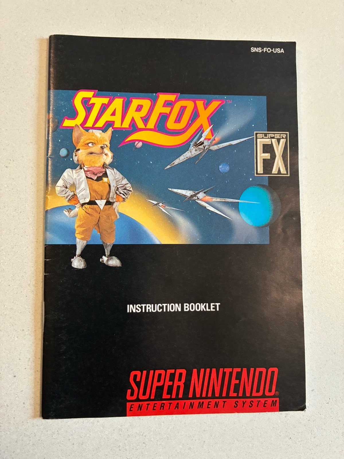 Star Fox (Super Nintendo, 1993) Authentic SNES Complete In Box CIB