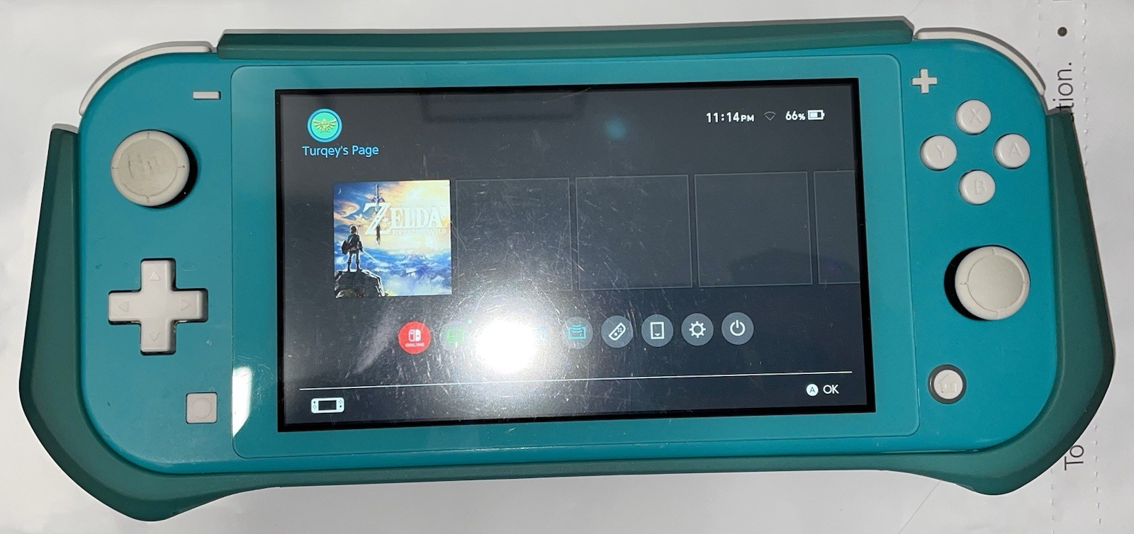 Nintendo Switch Lite 2-Console Lot Blue & Turquoise Handhelds W/ Grip Cases