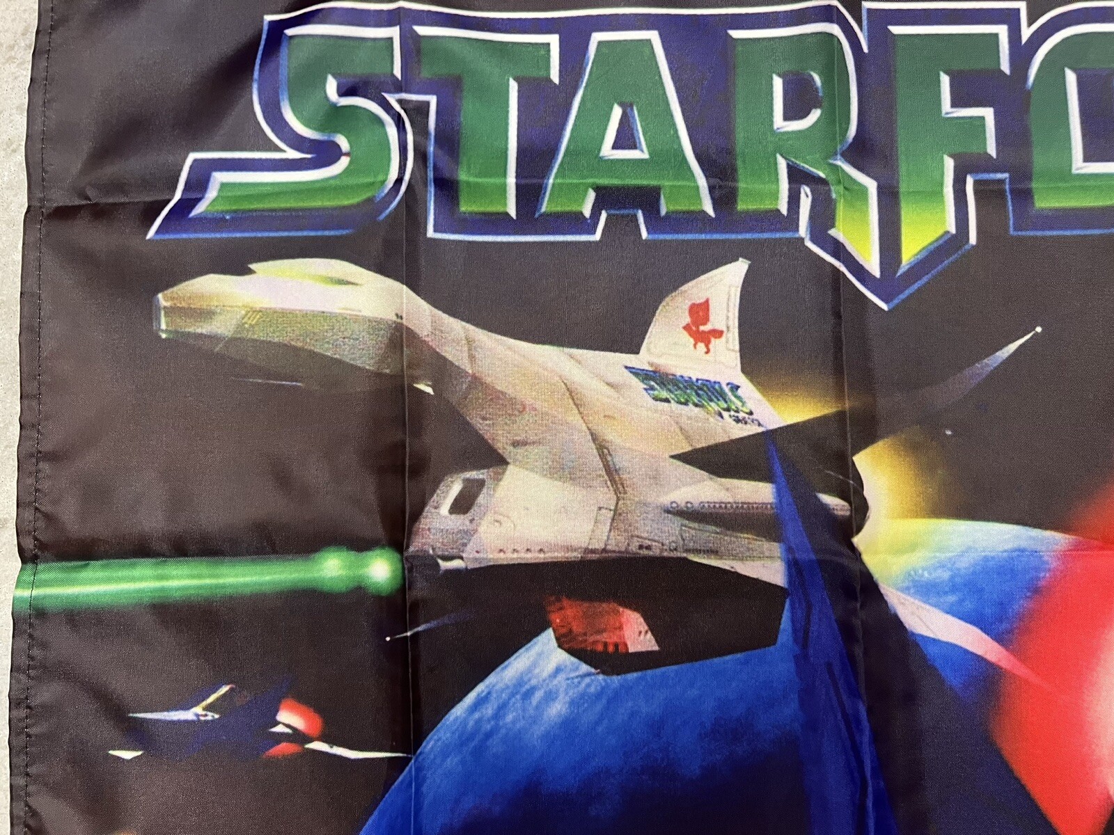 Star Fox 64 Wall Flag Banner Tapestry 2 x 3 Ft, N64