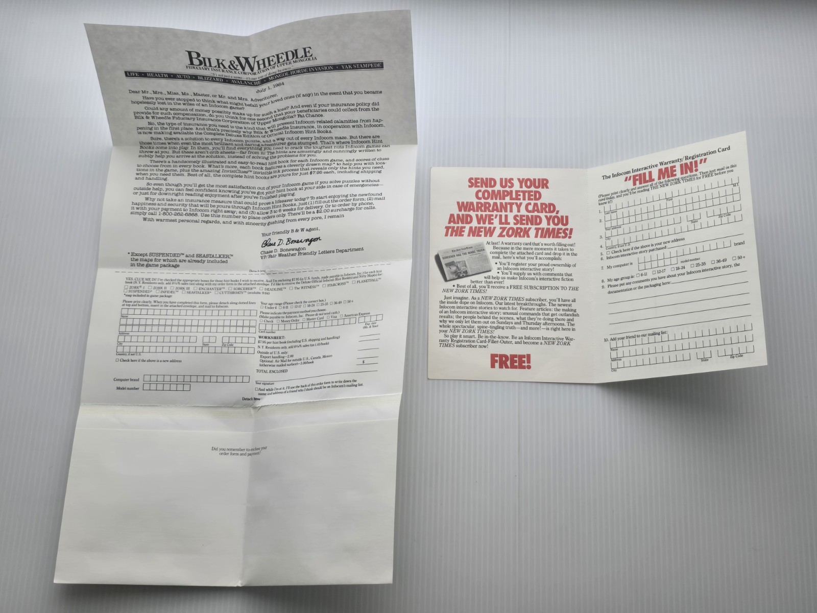 Cutthroats (Macintosh, 1984) Infocom Gray Box