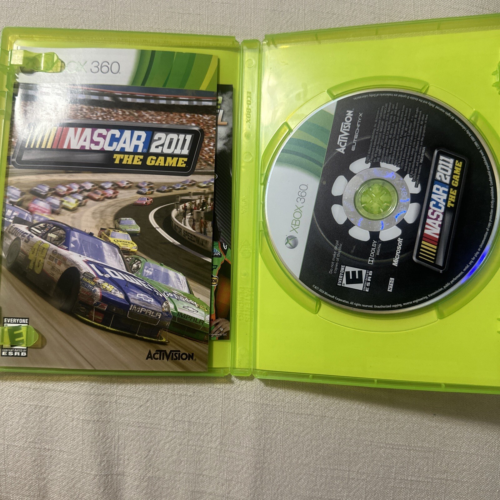 NASCAR The Game 2011 (Microsoft Xbox 360) Complete | CIB | Tested